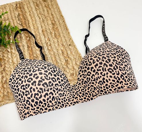 Victoria's Secret No Wire Animal Print Bra Size 32DD VS Logo Straps  Multiple - $20 - From Cee