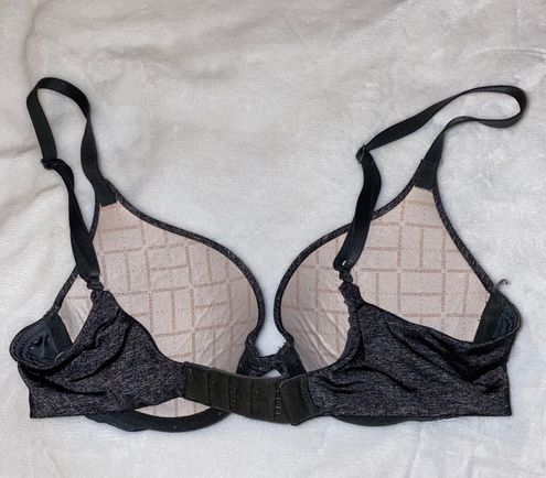 Victoria's Secret 32B “Perfect Shape” Grey / Gray Push Up Bra Size