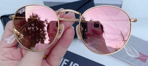 Ray-Ban Round Metal 50mm Pink - $60 (64% Off Retail) - From Sara