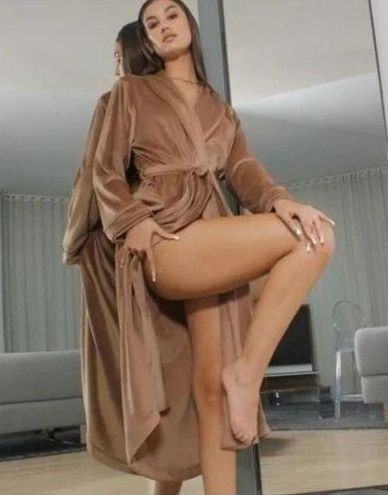 velour wrap robe skims sienna｜TikTok Search