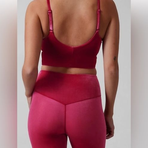 Athleta XXS Elation Velvet Tight Legging - Class Pink - SOFT - NWT - $55  New With Tags - From Deanna