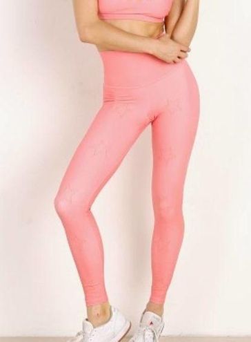 Beach Riot beaded star leggings in pink size XS - $62 - From MORGAN