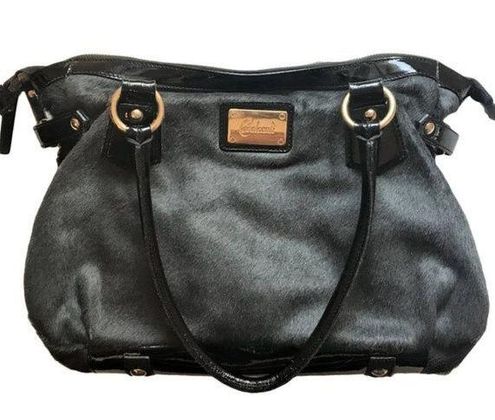 CAVALCANTI genuine Italian patent leather purse shoulder bag