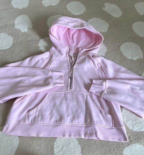 Lululemon scuba oversized half zip hoodie in strawberry milkshake