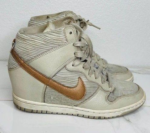 Mentalt Allergisk St Nike Women's Dunk Sky High Hidden Wedge Sneakers Size undefined - $43 -  From Erica