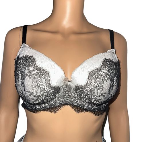 Victoria's Secret Dream Angels Lined Demi Bra Black Size 38 C