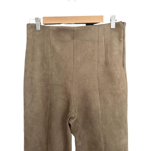 ZARA Faux Suede Leggings Tan Size L - $26 (35% Off Retail) - From