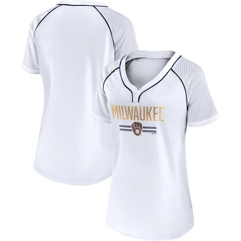 Fanatics Branded White Milwaukee Brewers Long Sleeve T-shirt
