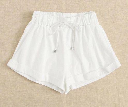 Buy > shein white shorts > in stock