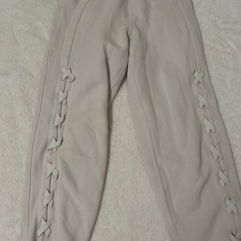 Lululemon Braided Detail High-Rise Jogger - White Opal - lulu fanatics