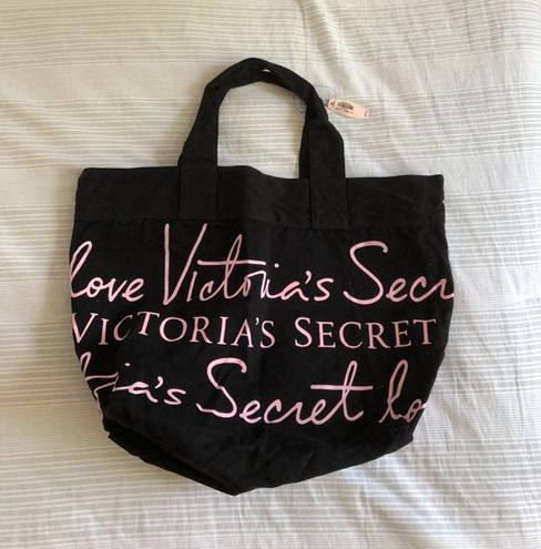 PINK Victoria's Secret, Bags, Nwt Pink Victorias Secret Oversized Canvas Tote  Bag