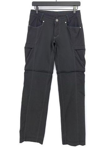 Kuhl Anika Convertible Soft Shell Pant Grey Blue Trim 4R Size 4 - $55 -  From K