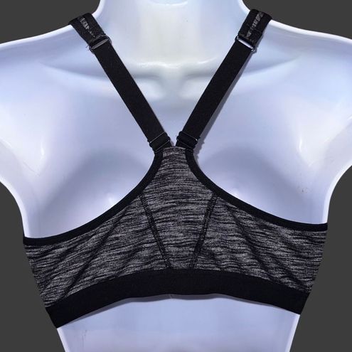 Victoria's Secret Victors Secret Victoria Sport Black Front Zip Racerback  Sports Bra Size 34D - $27 - From MCI