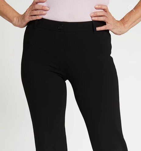 Betabrand Boot-Cut  Classic Dress Pant Yoga Pants (Black) Size M