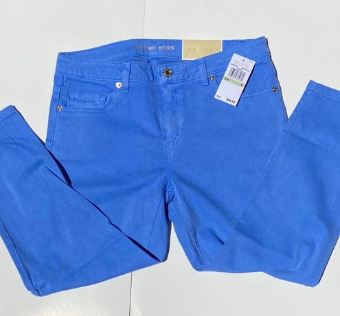 Michael Kors Izzy Cropped Skinny jeans Blue Size 8 - $45 (54% Off Retail)  New With Tags - From Caitlen