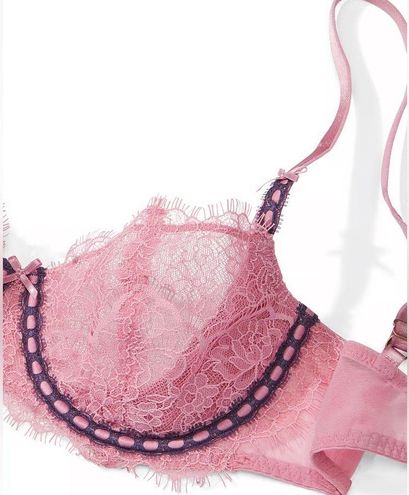 Wicked Unlined Ribbon Slot Balconette Bra