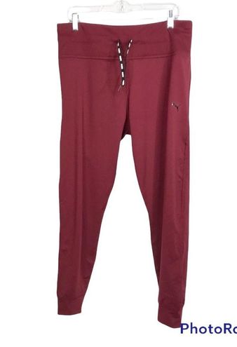 Puma Ladies jogger tights in Zinfandel red size XL NWT - $26 New With Tags  - From MORGAN