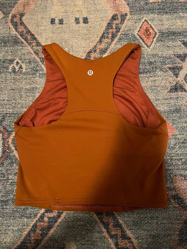 Lululemon Sable Align High Neck Tank Top Orange Size 4 - $25 (63% Off  Retail) - From Sophia