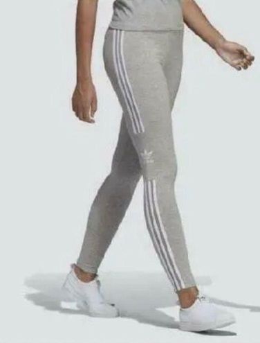 adidas Originals Trefoil leggings in gray