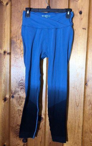 SHEFIT Girls' Seamless Athletic Leggings Washed Denim Ombre Size Small