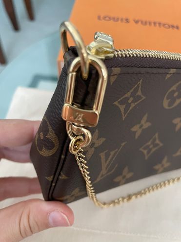 Louis Vuitton - Mini Pochette with Chain Strap Brown - $650 (13% Off  Retail) - From Osaka