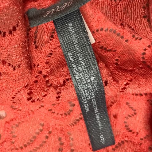 Aerie Longline Coral Lace Bandeau Bralette Size Small - $17 - From Megan