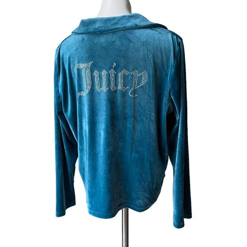 Juicy Couture Velour Button Down Sleep Shirt Size XL - $21 - From Gary