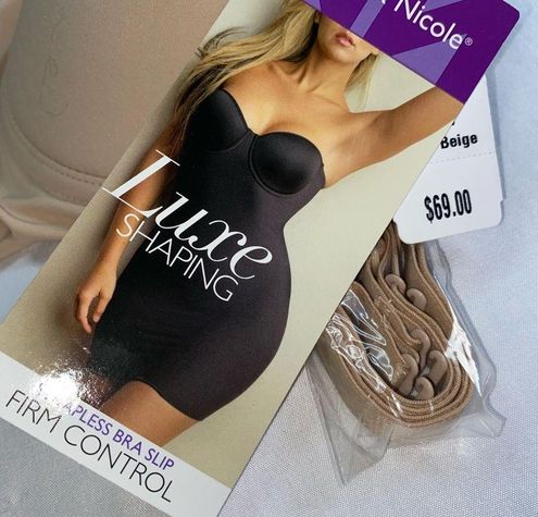 🆕 NAOMI & NICOLE Luxe Shaping Strapless Bra Slip w/ Built-in Panty 36D NWT  Size undefined - $35 New With Tags - From Mary