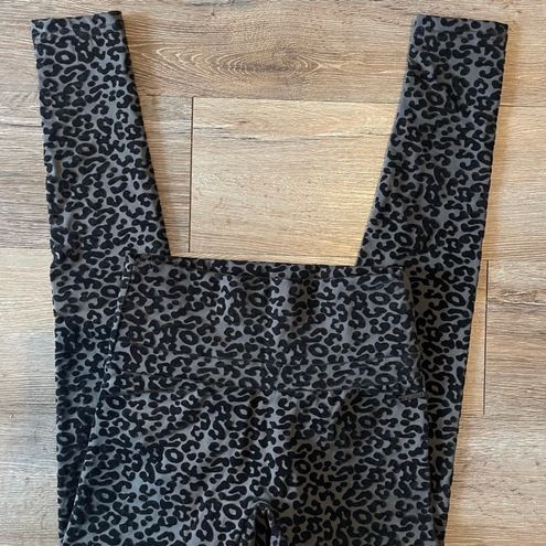 ECHT NWOT- Leopard Leggings /small Black - $32 (44% Off Retail