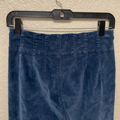 Free People Jayde Cord Flare Jeans Moody Blue 27 28 29 We The Free Corduroy  NWT