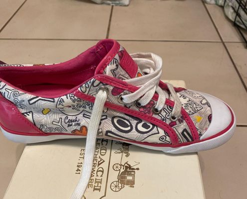 Coach Tennis Shoes Poppy Pink and white Size  - $39 (61% Off Retail) -  From Patty