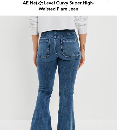 American Eagle Outfitters Flare Jeans Blue Size 2 - $40 (35% Off Retail) -  From Liv