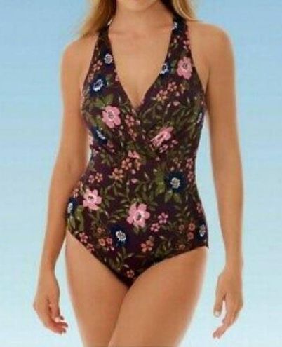 MiracleSuit NWT Dreamsuit by miracle brands miracle suit maroon floral one  piece swimsuit Purple Size 14 - $79 New With Tags - From Morgan