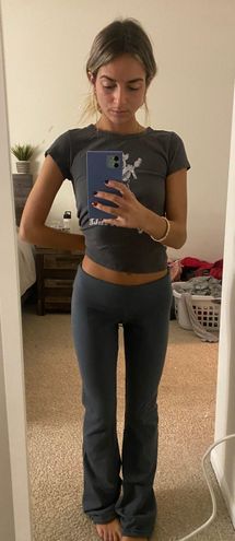 BRANDY MELVILLE Fold Over Bootcut Yoga Pants