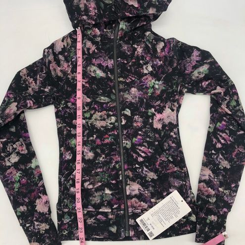 Lululemon Scuba Zip Up Hoodie lV Fois Floral size 4