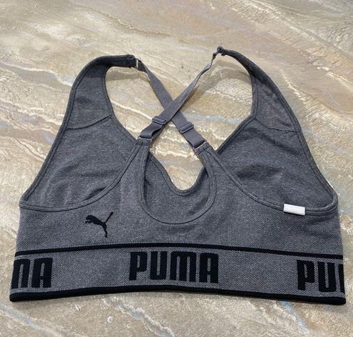 Puma Women's Seamless Sports Bra Gray - $15 (48% Off Retail