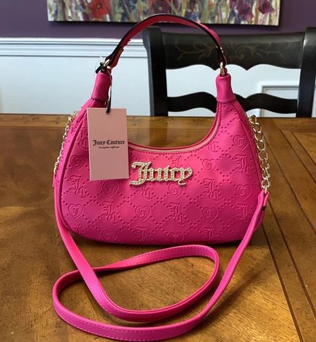 Juicy Couture JUIBP1 Hot Pink & Black Backpack - Walmart.com