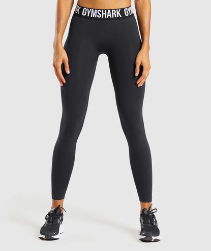 Gymshark Fit Seamless Leggings Black - $16 (54% Off Retail) - From