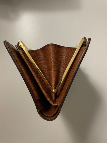 Louis Vuitton Vintage Brown Epi Leather Viennois Wallet Coin Purse