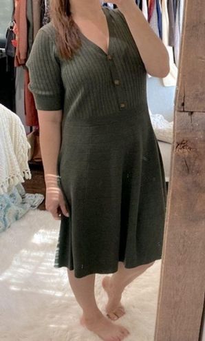 Torrid olive green knit dress size 2X - $34 - From Melinda