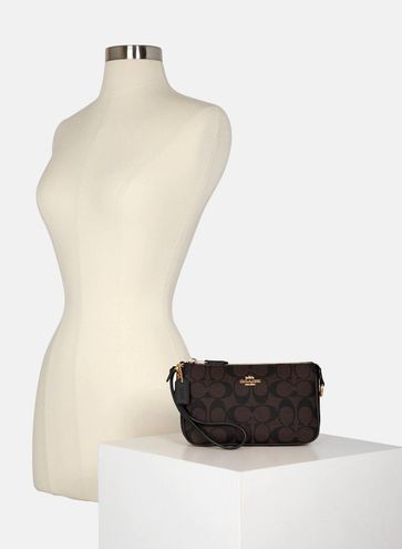 Wristlet nolita 19 leather handbag Coach Brown in Leather - 36688090