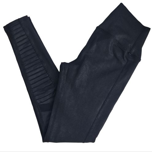 Alo Yoga High-Waist Moto Leggings in Black Size Small - $78 - From