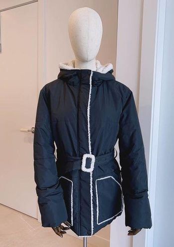 Missguided Black MSGD Ski Puffer Jacket with Mittens Size 4 - $53 - From  Victoria