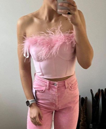 superdown Ramona Corset Top in Hot Pink