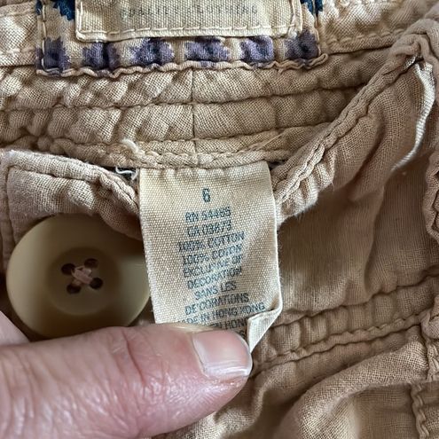 American Eagle OUTFITTERS Beige Capri Pants Size 6 - $17