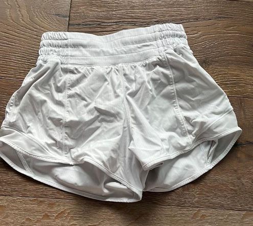 Lululemon White Hotty Hot Shorts Size 4