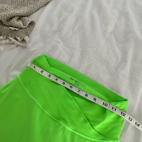 Shefit Green Crossover Waist Green Seamless Workout Pants Size Medium - $28  - From Madi