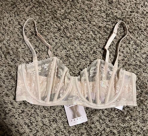 Savage X Fenty Caged Lace Unlined Balconette Bra