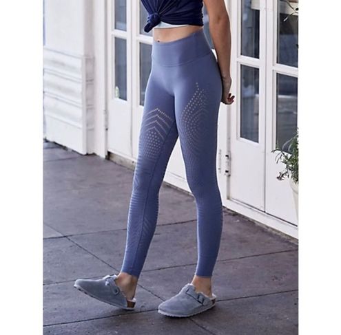 Free People Movement Ecology OB843361 Laser Cutout Blue Gray Leggings Size  M Size M - $59 - From Emily