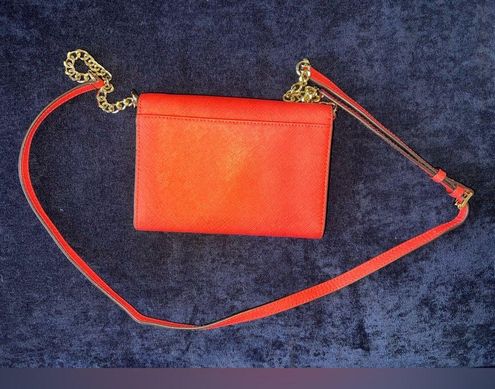 Michael Kors PRE-LOVED Saffiano Leather 3-in-1 Crossbody Red - $91